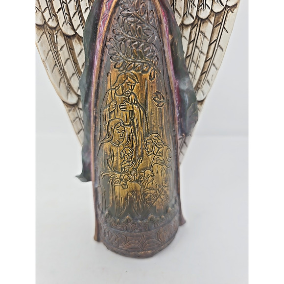 Collectible Nativity Angel Holding A Book 8.25"H U191 - Picture 3 of 7